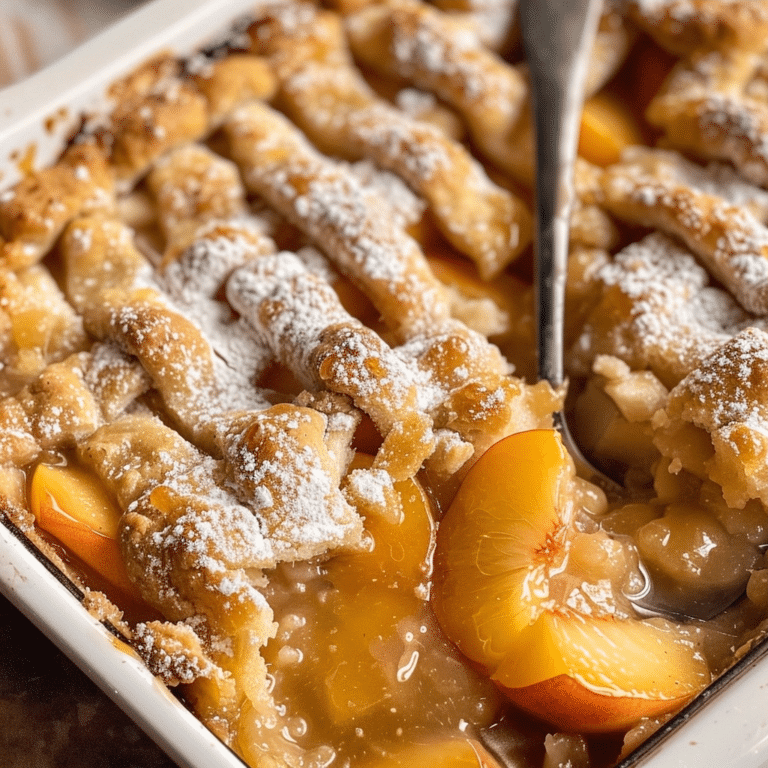 SOUTHERN PEACH COBBLER