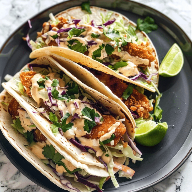 Must-Try Fish Tacos with Crunchy Slaw