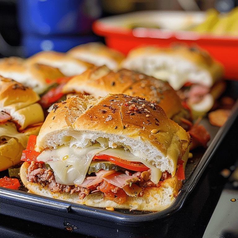 Hot Italian Sub Sliders