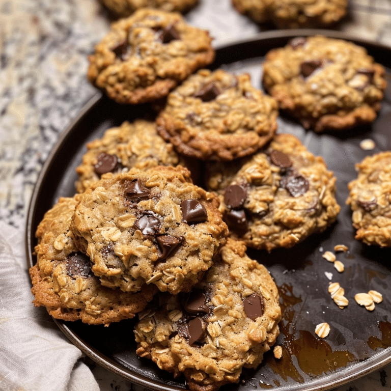 Brown Butter Oatmeal Chocolate Chip Cookies