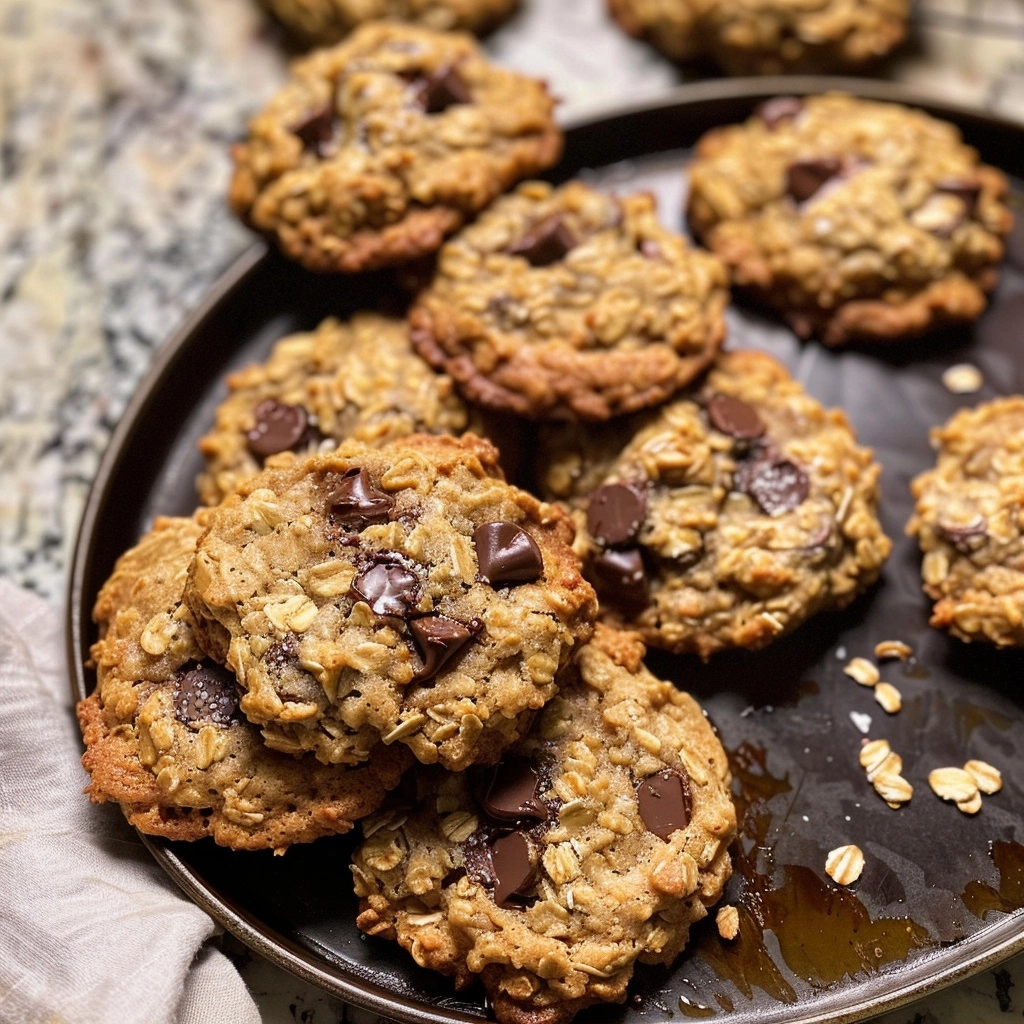 Brown Butter Oatmeal Chocolate Chip Cookies