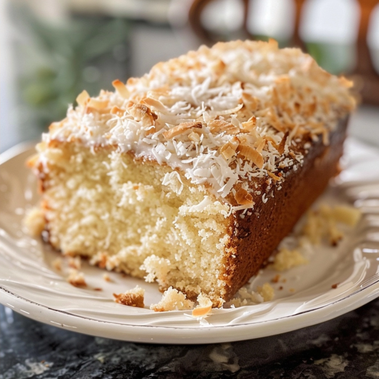 The Best Coconut Loaf Cake