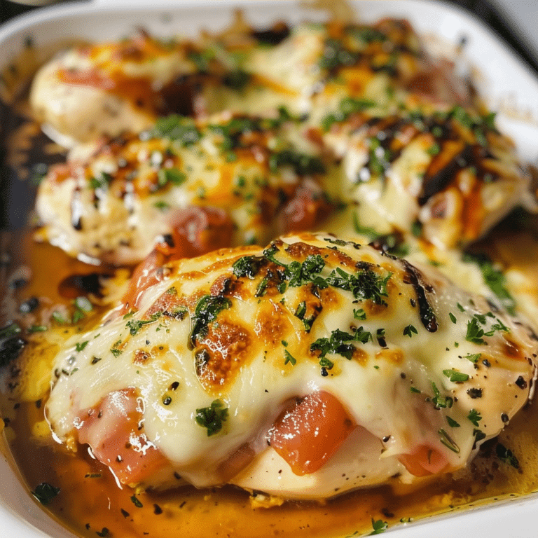Baked Balsamic Chicken with Mozzarella Cheese