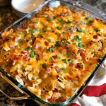Creamy BBQ Ranch Chicken Casserole