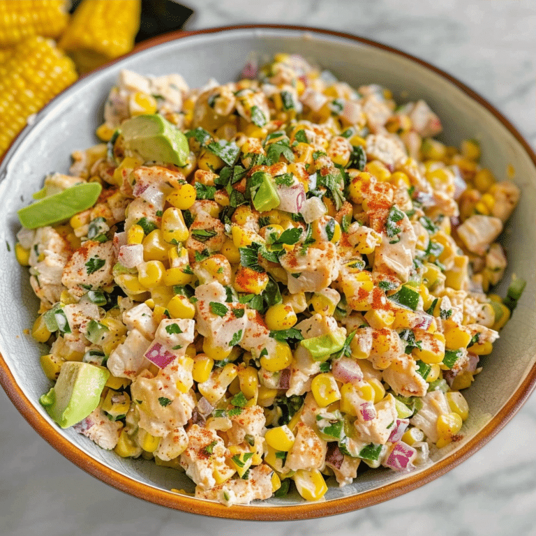 Chicken Street Corn Salad
