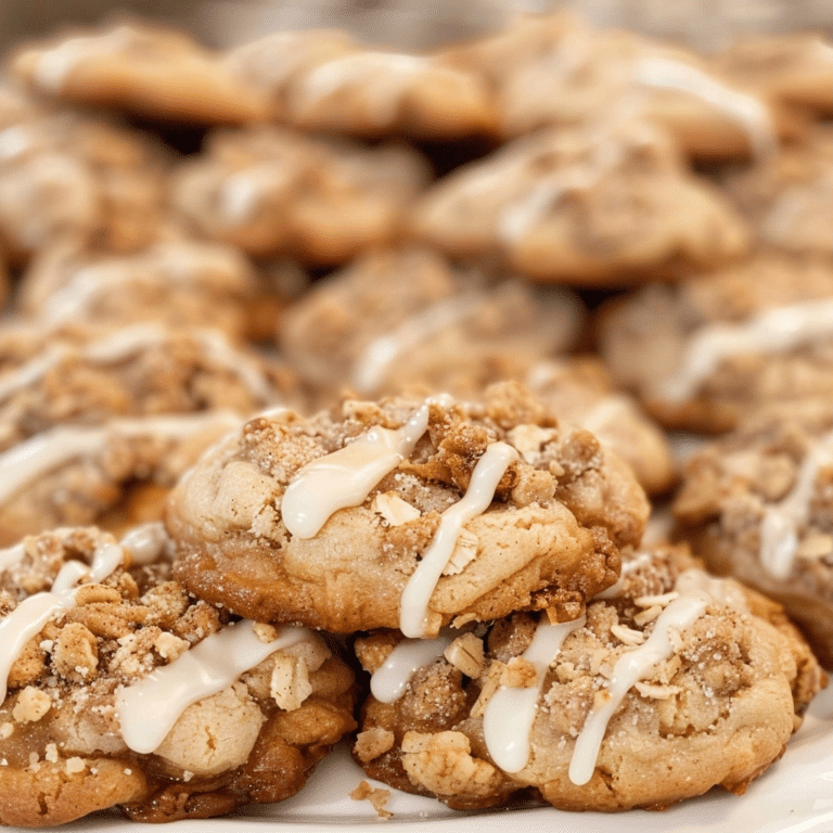 Cinnamon Streusel Coffee Cake Cookies