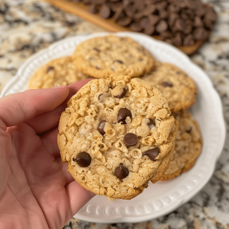 Rice Krispie Chocolate Chip Cookies: The Ultimate Treat