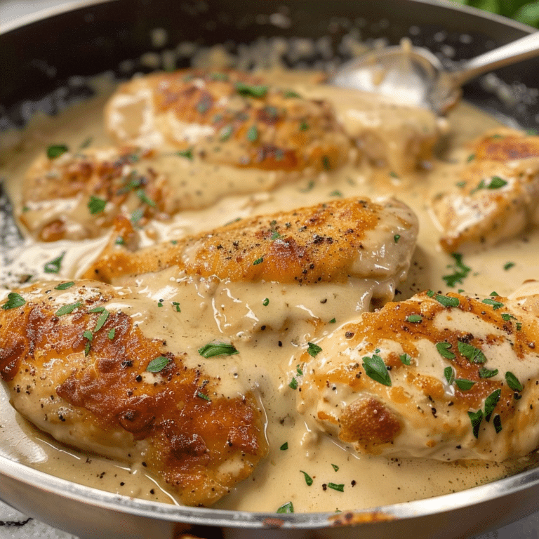 Creamy Garlic Parmesan Chicken Recipe Printable
