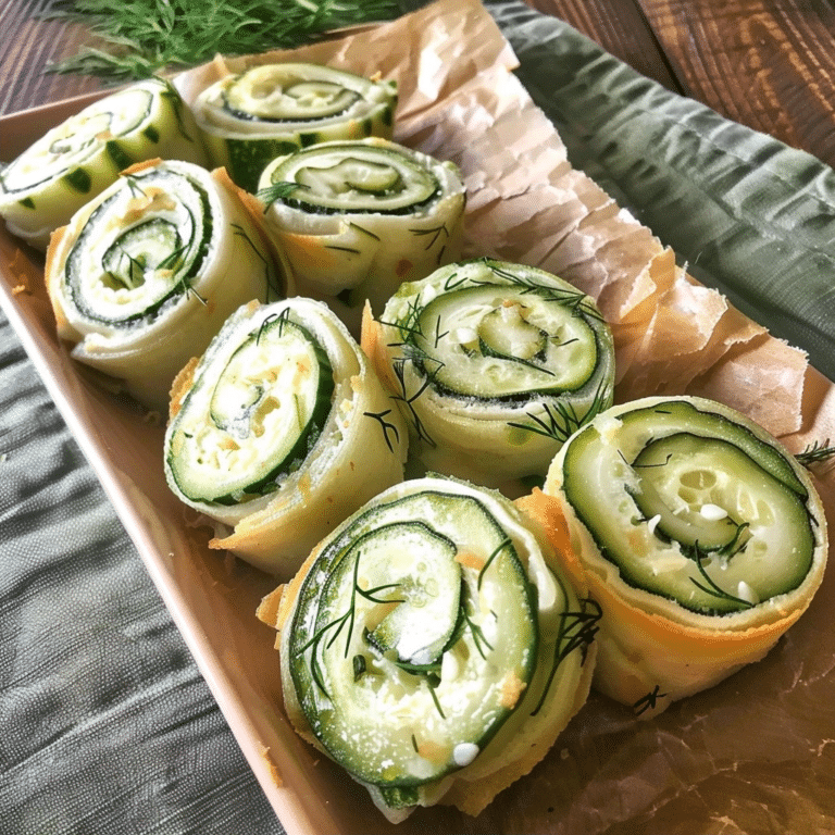 Easy Make-Ahead Cucumber Dill Pinwheel Recipe