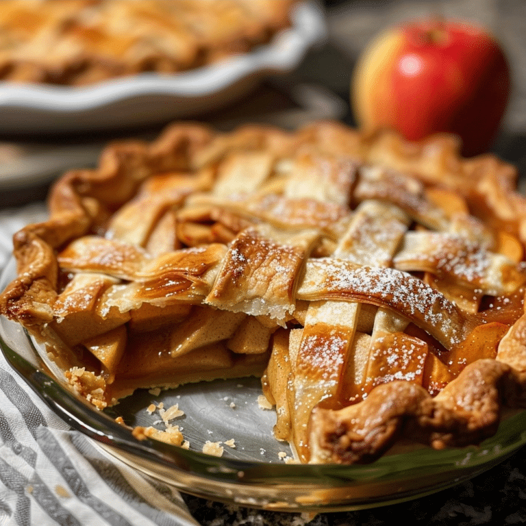 Delicious Homemade Apple Pie Recipe
