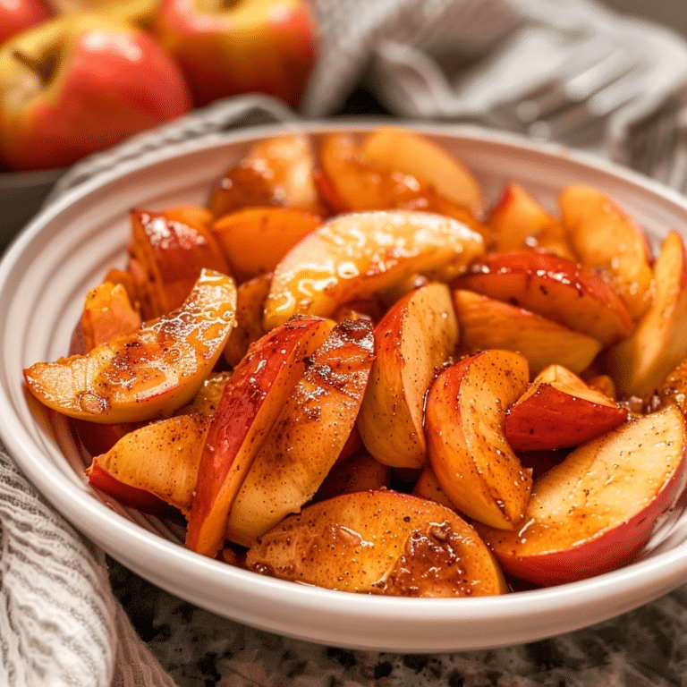 Air Fryer Cinnamon Apples: Quick Dessert