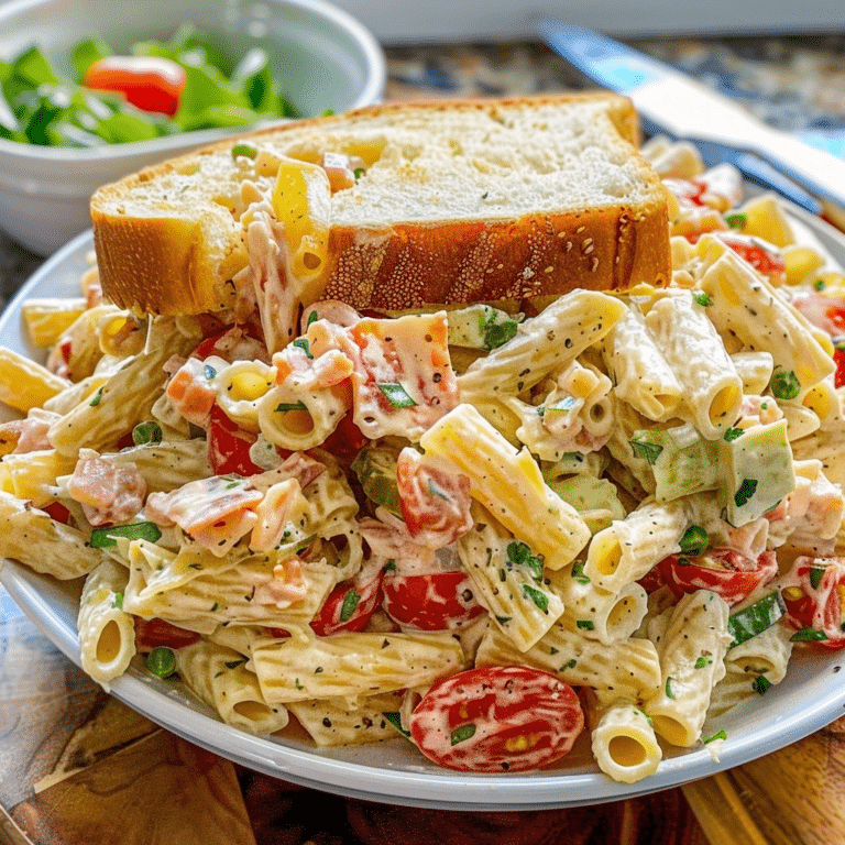 Club Sandwich Pasta Salad Recipe You Will Love