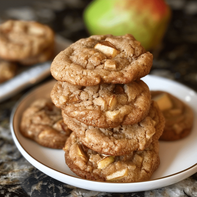 Soft Apple Cinnamon Cookies Recipe