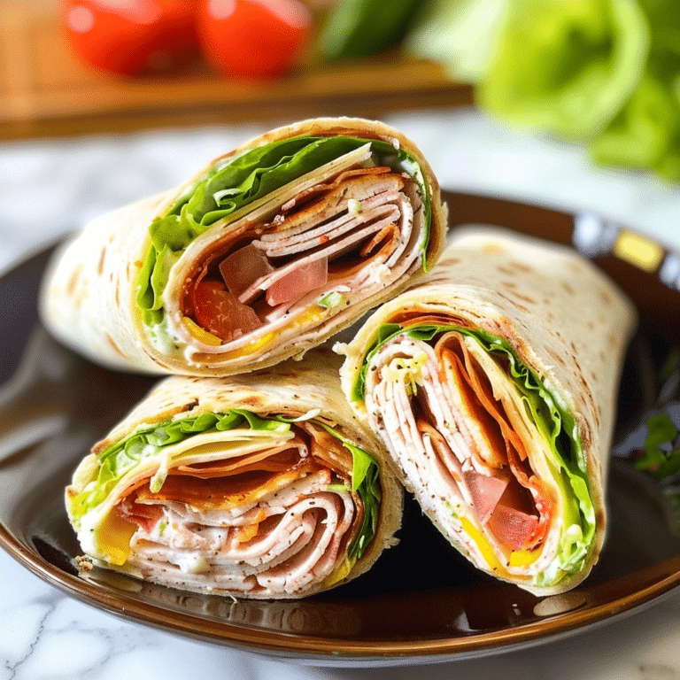 Turkey Ranch Club Wrap: Simple, Delicious Lunch