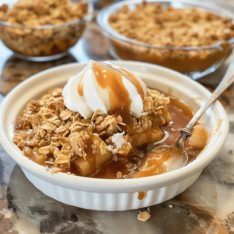Caramel Apple Crisp Recipe