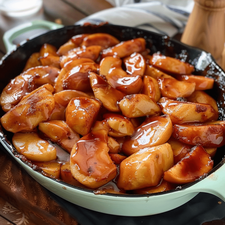 Southern Skillet Fried Apples with Cinnamon Glaze