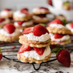 Strawberry Shortcake Butter Cookies for Summer Baking Ideas