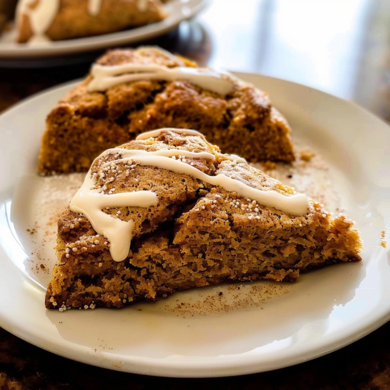 Pumpkin Scones with Maple Glaze: A Perfect Fall Treat