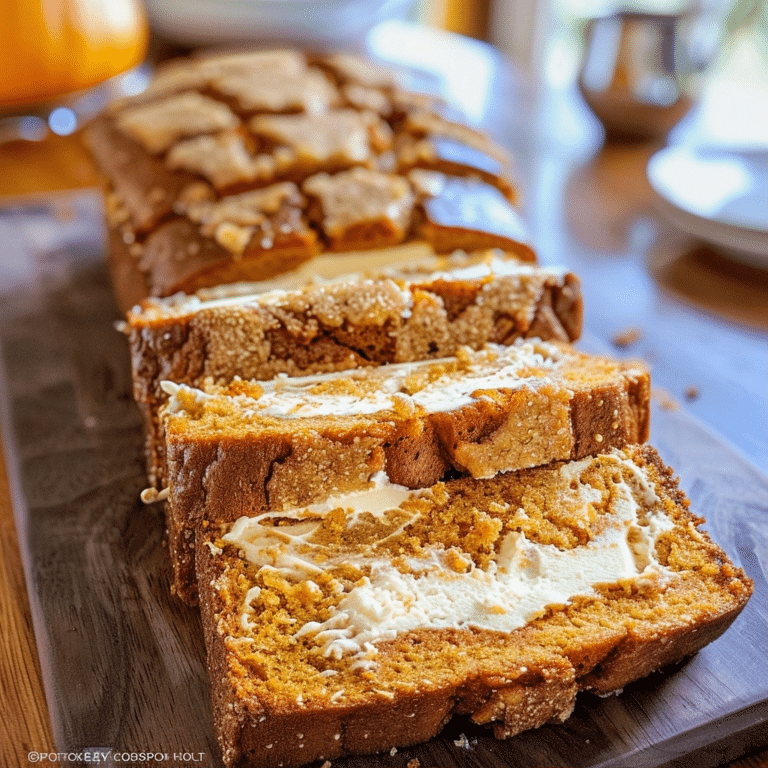Cream Cheese-Filled Pumpkin Bread: A Moist Holiday Treat