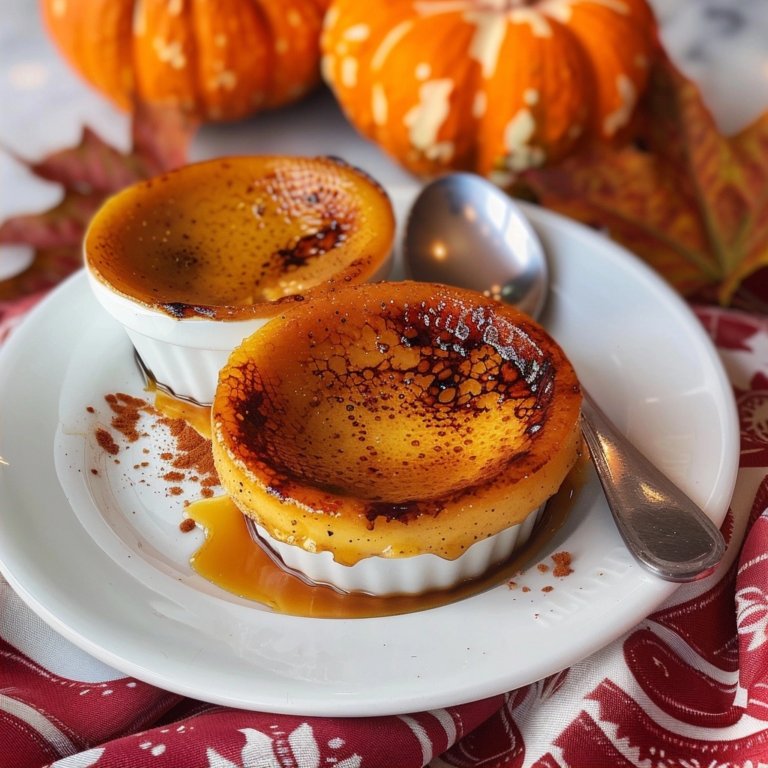 Mini Pumpkin Crème Brûlée 🍂