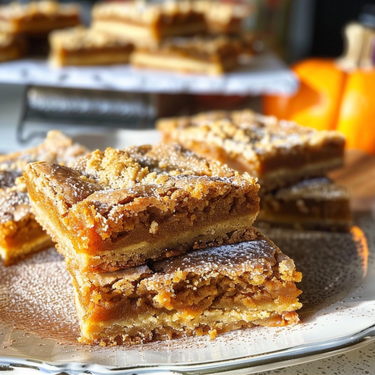 Pumpkin Pie Bars - Browned Butter Blondie Recipe
